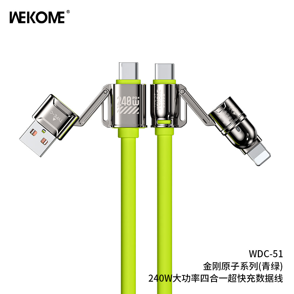 WEKOME WDC-51 Charging Cable - Fast Charging, Durable and High-Quality Cable - Saif Al Najmi Kw
